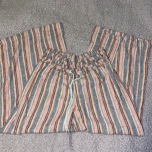 Indigo rein cropped pants